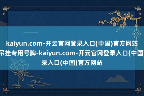 kaiyun.com-开云官网登录入口(中国)官方网站将视为未吊挂专用号牌-kaiyun.com-开云官网登录入口(中国)官方网站