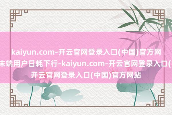 kaiyun.com-开云官网登录入口(中国)官方网站跟着能源煤末端用户日耗下行-kaiyun.com-开云官网登录入口(中国)官方网站