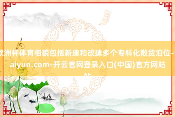 欧洲杯体育相貌包括新建和改建多个专科化散货泊位-kaiyun.com-开云官网登录入口(中国)官方网站